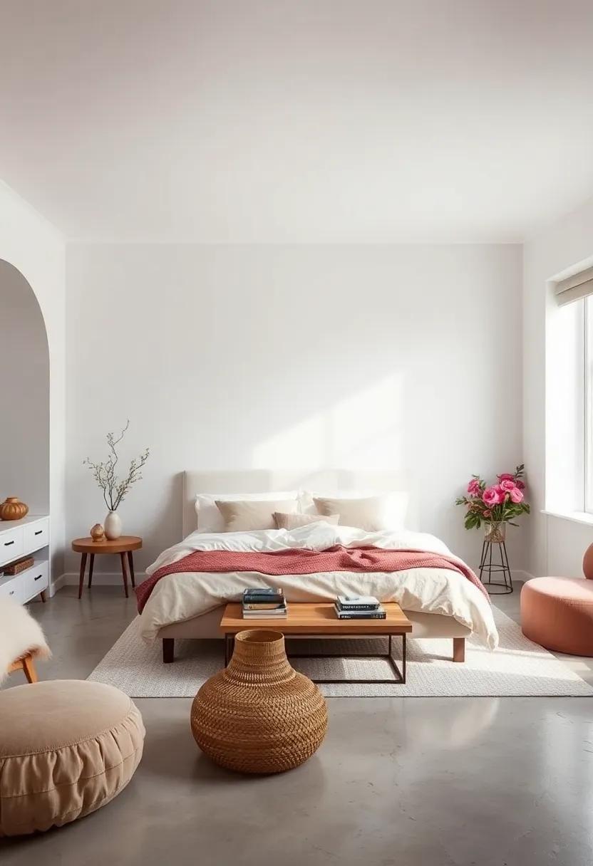 Classic White: A timeless classic,crisp white walls provide a fresh slate,allowing for endless romantic decor possibilities