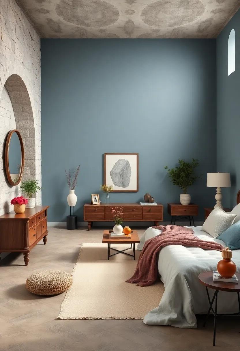 Dusty Blue: A muted, dreamy blue can evoke feelings of calm, creating a serene environment perfect for relaxation and romance