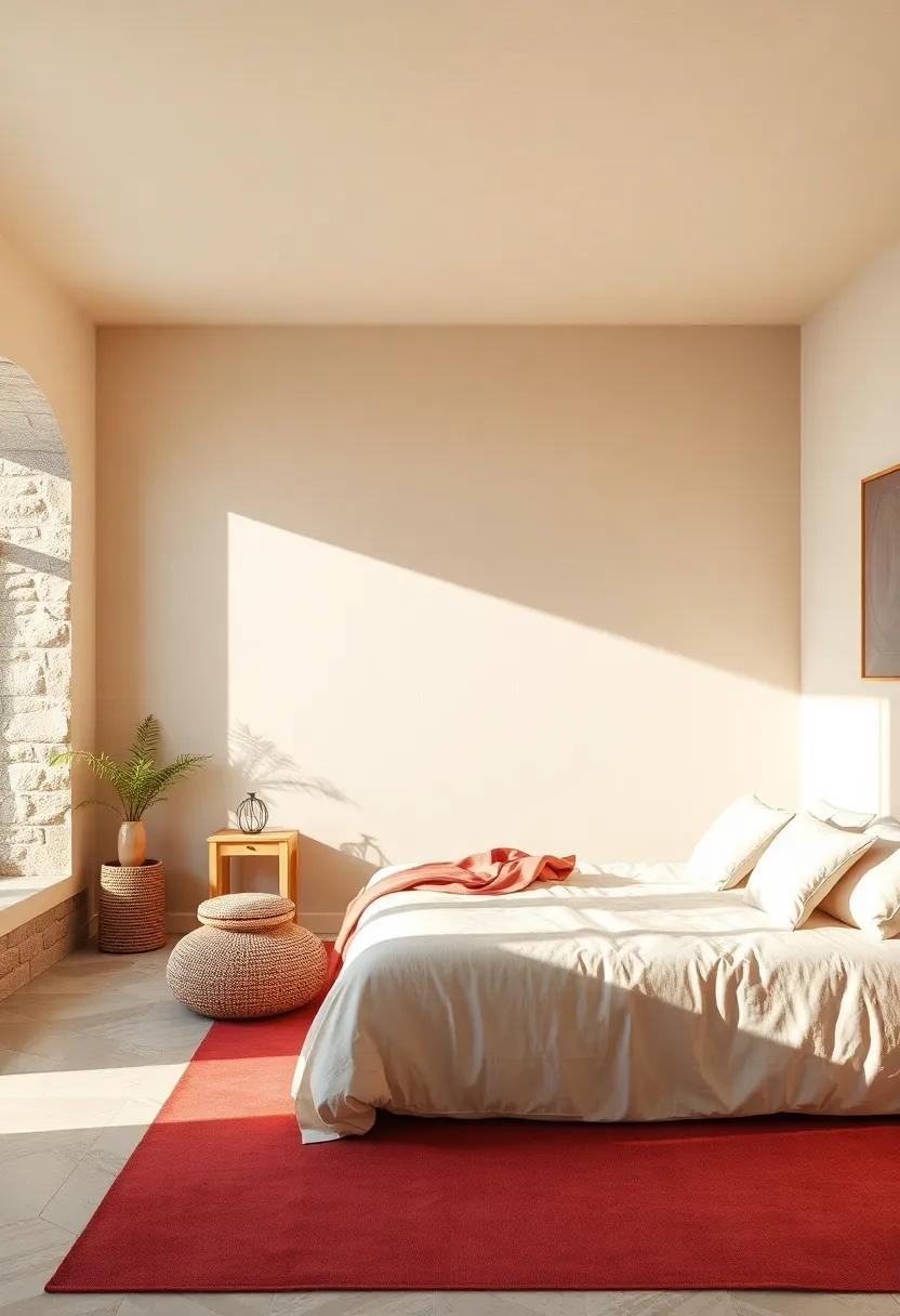 Light Sandy Beige: This neutral shade captures the essence of a sun-drenched beach, offering tranquility and warmth in your bedroom