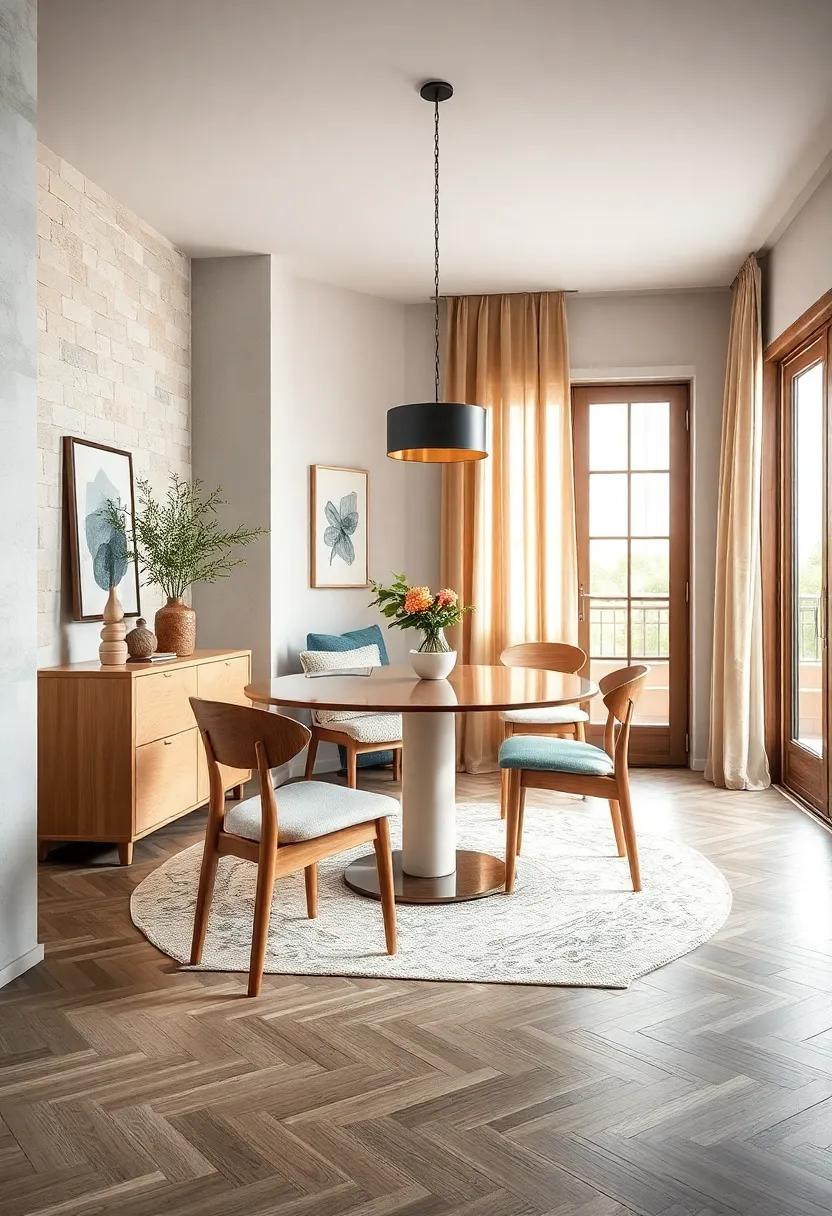 Sleek Scandinavian âŁSide Chair: Minimalist â˘design meets comfort with this light wooden⢠chair, perfect for adding âŁelegance without â˘overcrowding your dining area