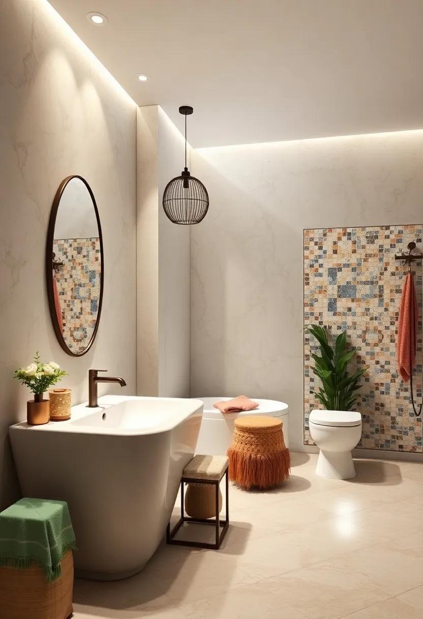 Artisan Touch: incorporate handcrafted mosaics made by local artisans, celebrating craftsmanship while giving your space a personal touch