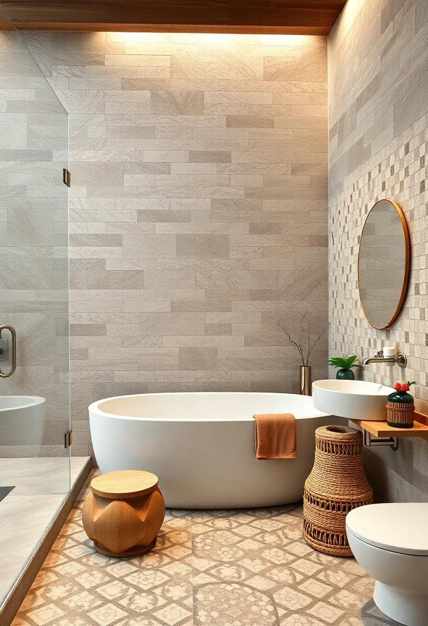 Whimsical Whirl: choose swirling or spiral mosaic designs that guide the eye around the space, creating a sense of movement and fluidity