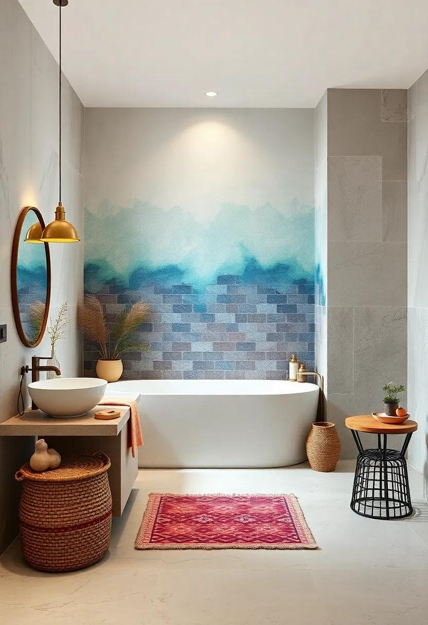 Ombre Dreams: Utilize an ombre mosaic effect to seamlessly transition colours from light to dark, producing a soothing gradient that enhances relaxation