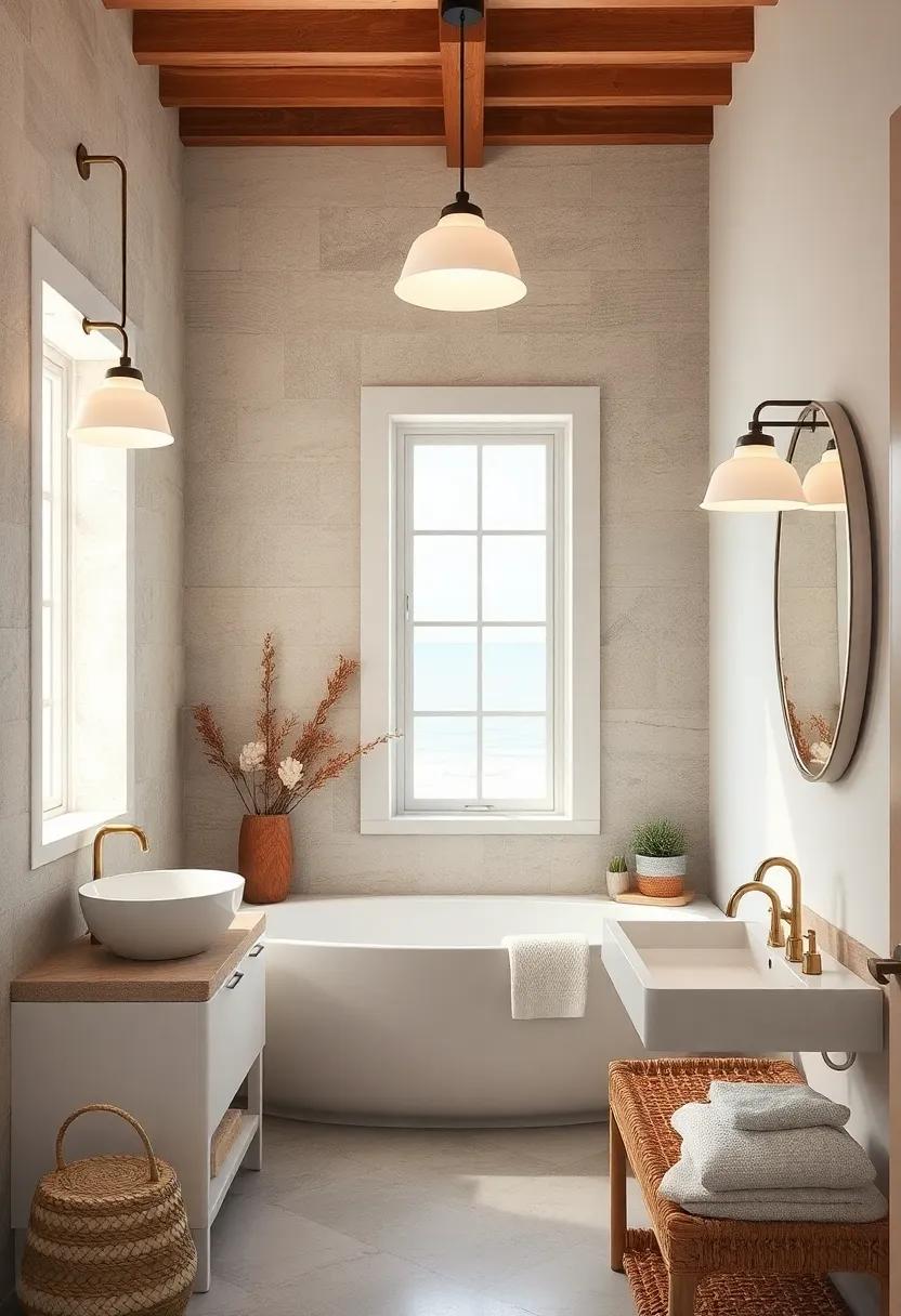 Porcelain Fish Shade Lights: Showcase whimsical porcelain fish shade lights for a fun and playful addition to your coastal theme