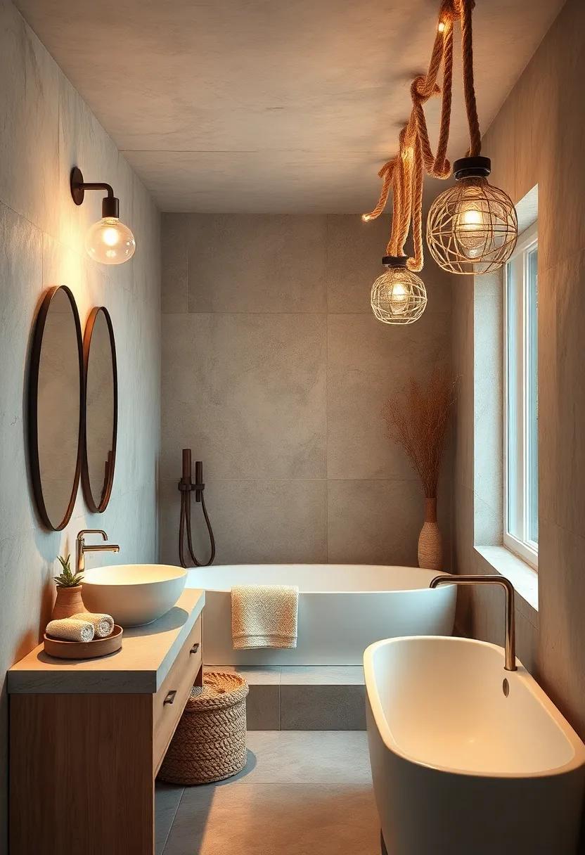 Hemp Rope String Lights: Drape hemp rope string lights for a relaxed, casual ambiance, perfect for unwinding after a long day