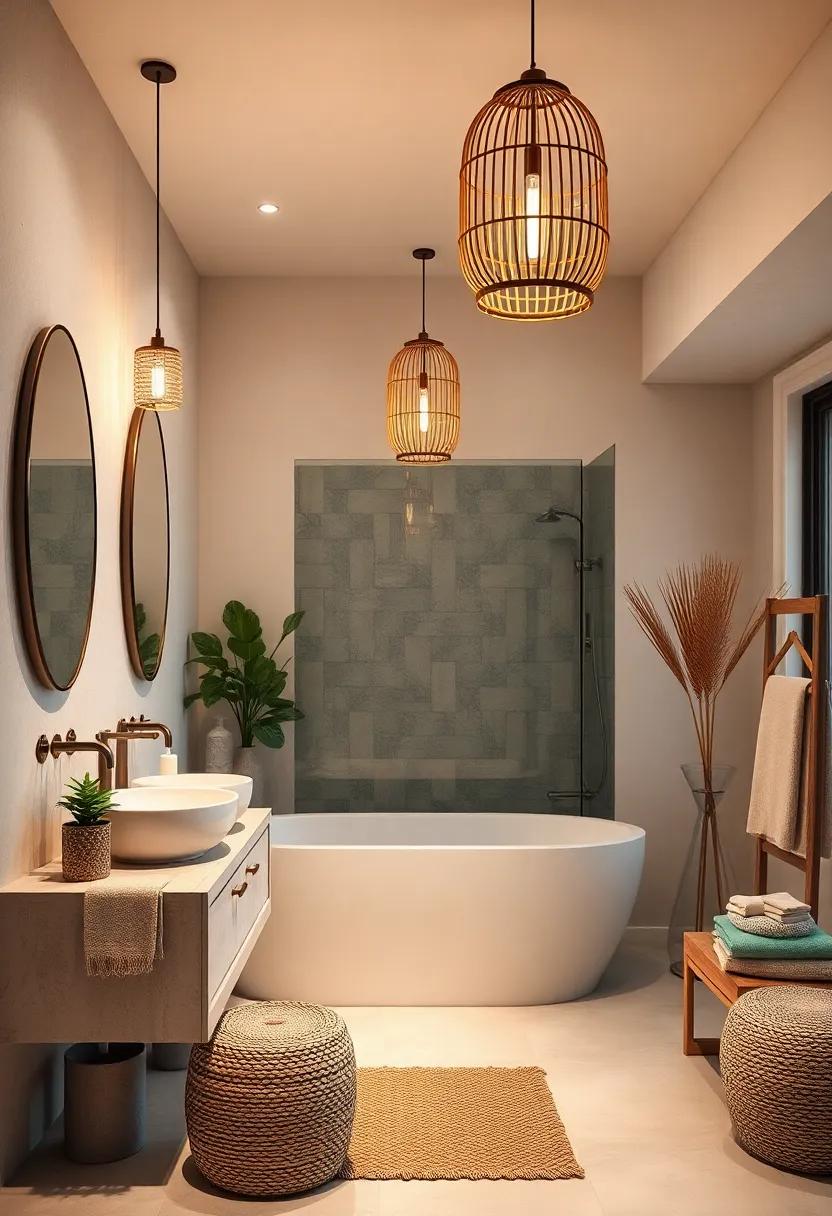 Rustic Bamboo lanterns: Enhance your space with rustic bamboo lanterns that lend an organic feel and a hint of adventure