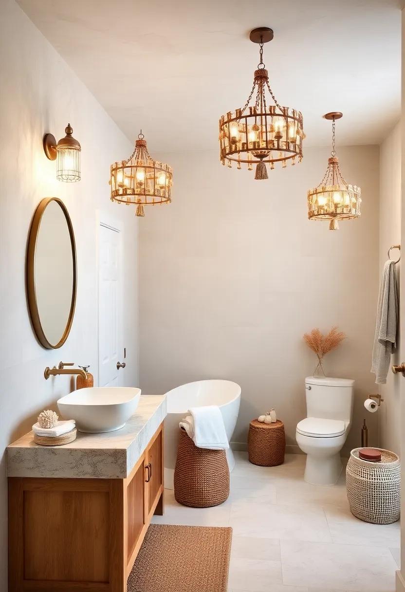 Driftwood Mirror Lights: Illuminate your mirrors with integrated driftwood lights for a seamless and stylish solution that enhances your reflection