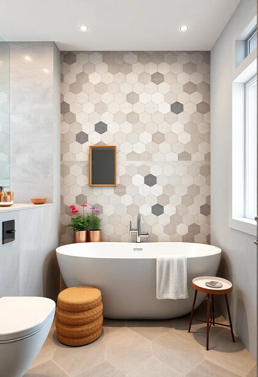 Playful Shapes: Consider unconventional​ tile⁢ shapes​ like hexagons ​or⁤ arabesques ⁣to introduce a fun and creative vibe to your bathroom