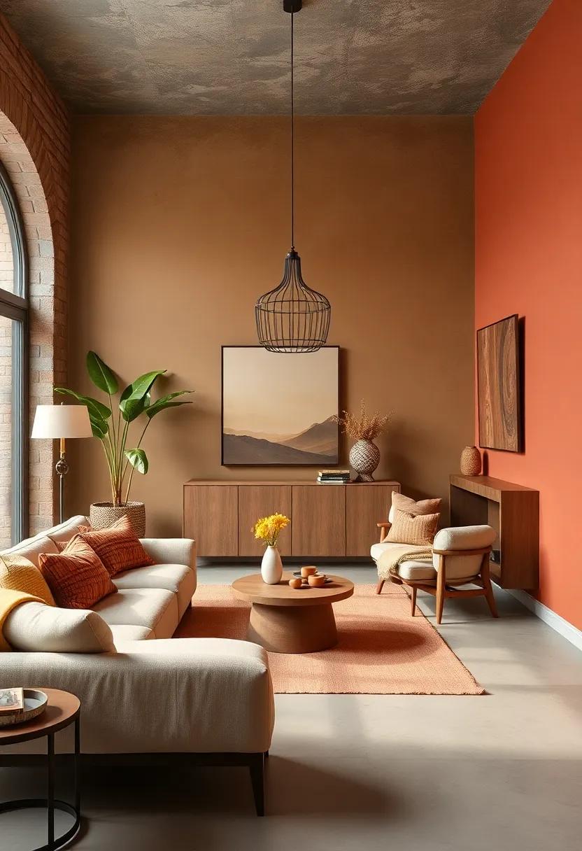 Soft Spice: Use cinnamon browns, saffron yellows, and muted golds for a warm, inviting look that senses the allure of exotic spices