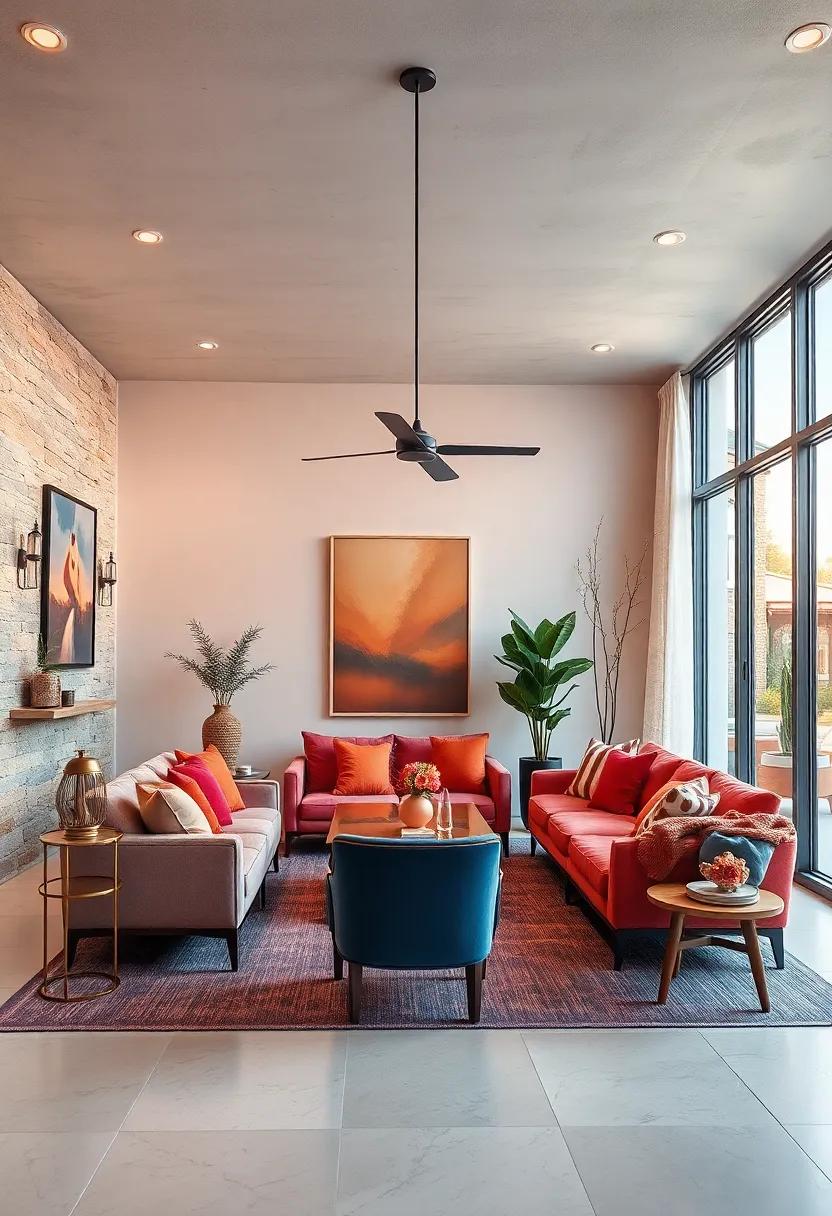 Sunset Boulevard: Capture the essence of twilight with soft pinks, warm oranges, and dusky purples, creating a romantic and dreamy atmosphere
