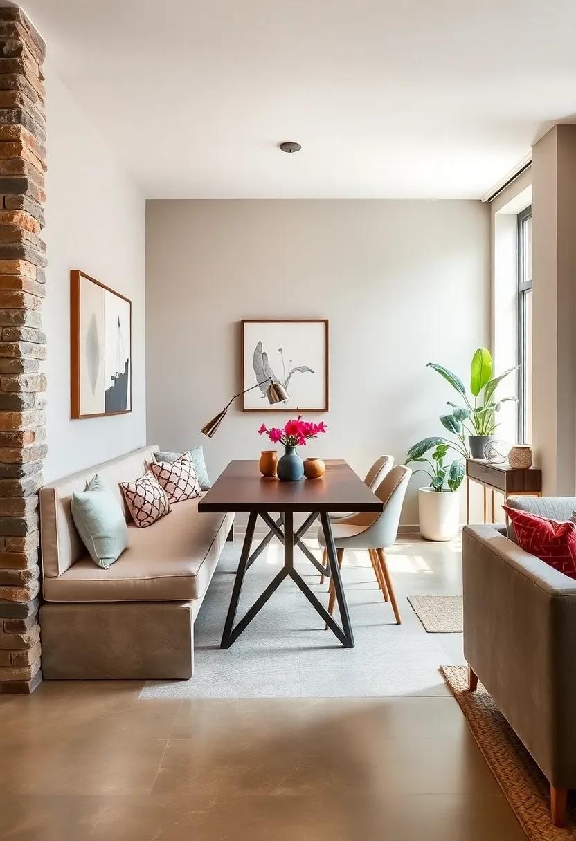 Create a Cozy Nook with ‍a Bench: A built-in or freestanding bench‌ can offer flexible seating and a ⁢unique design element, enhancing⁤ the⁢ cozy feel of your dining space