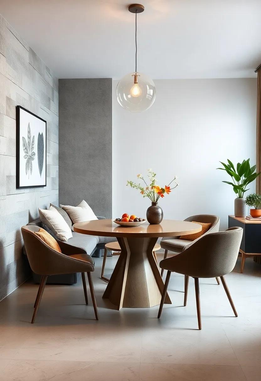 Opt‍ for a Round ⁣Table: ⁣A‍ round dining table can create ​a more intimate atmosphere and allow for⁢ easier ⁣movement in tight areas