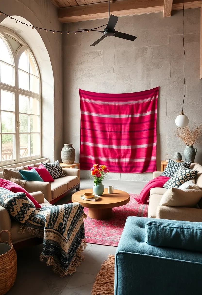 Stylish Blankets: Invest in bold-colored blankets that serve as both decoration and comfort during chilly evenings