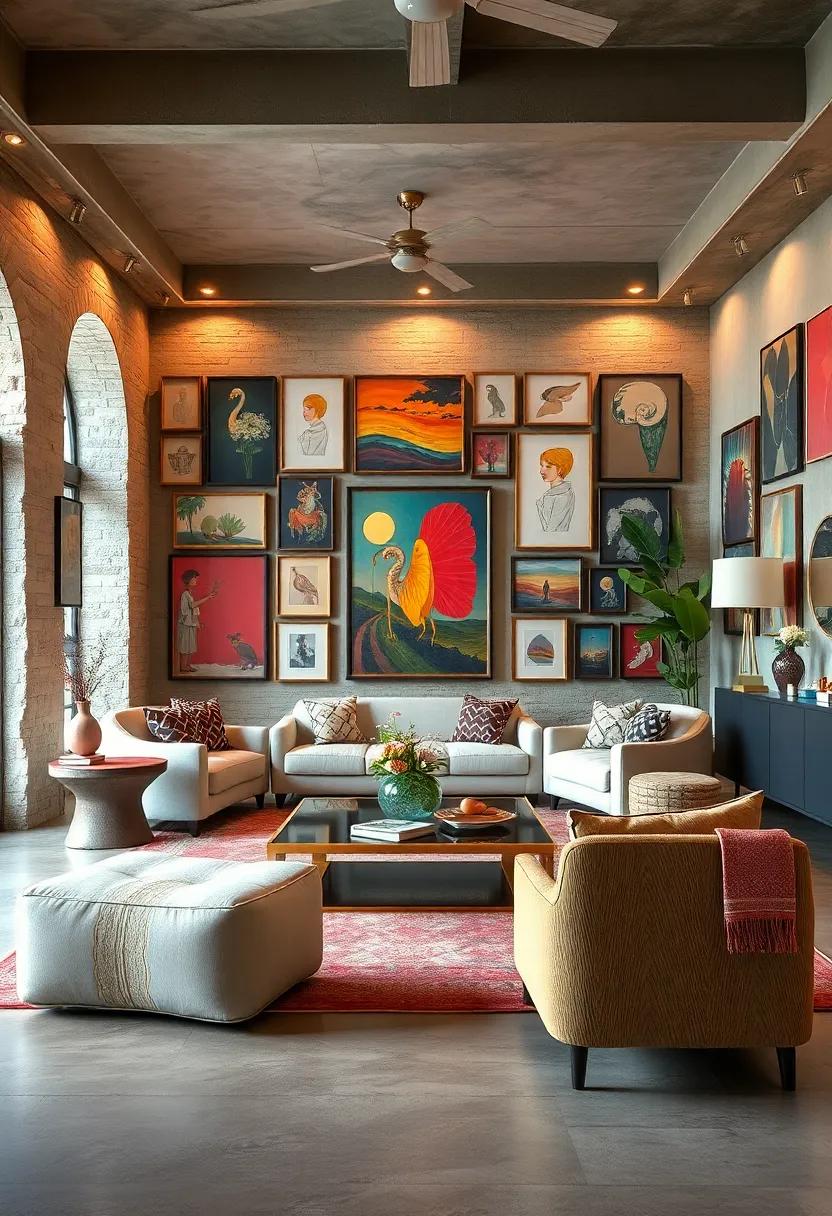 Choose a Focal Point: Select a standout piece of art to serve as the centerpiece, drawing attention ‌and setting the tone for the room