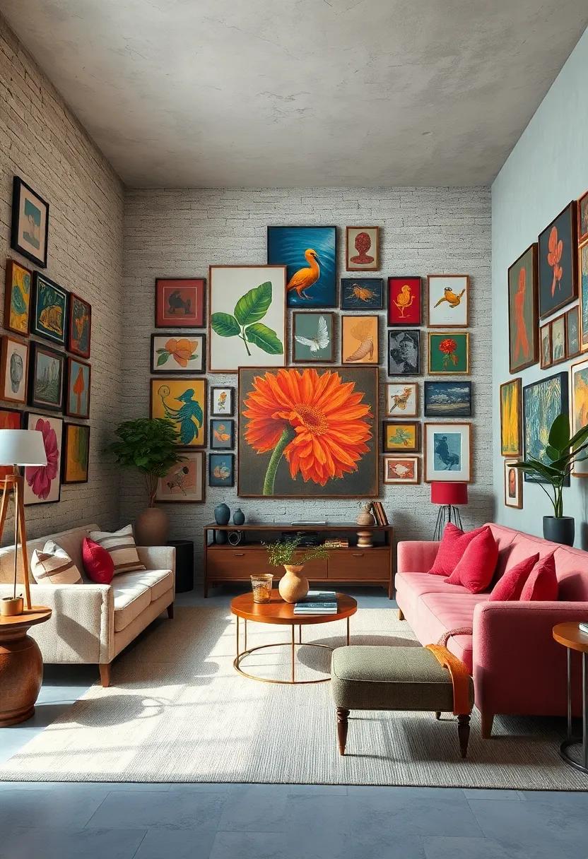 Include Art from local Artists: Support local​ talent​ by displaying their work, ‍adding‌ uniqueness​ and‍ character to your collection
