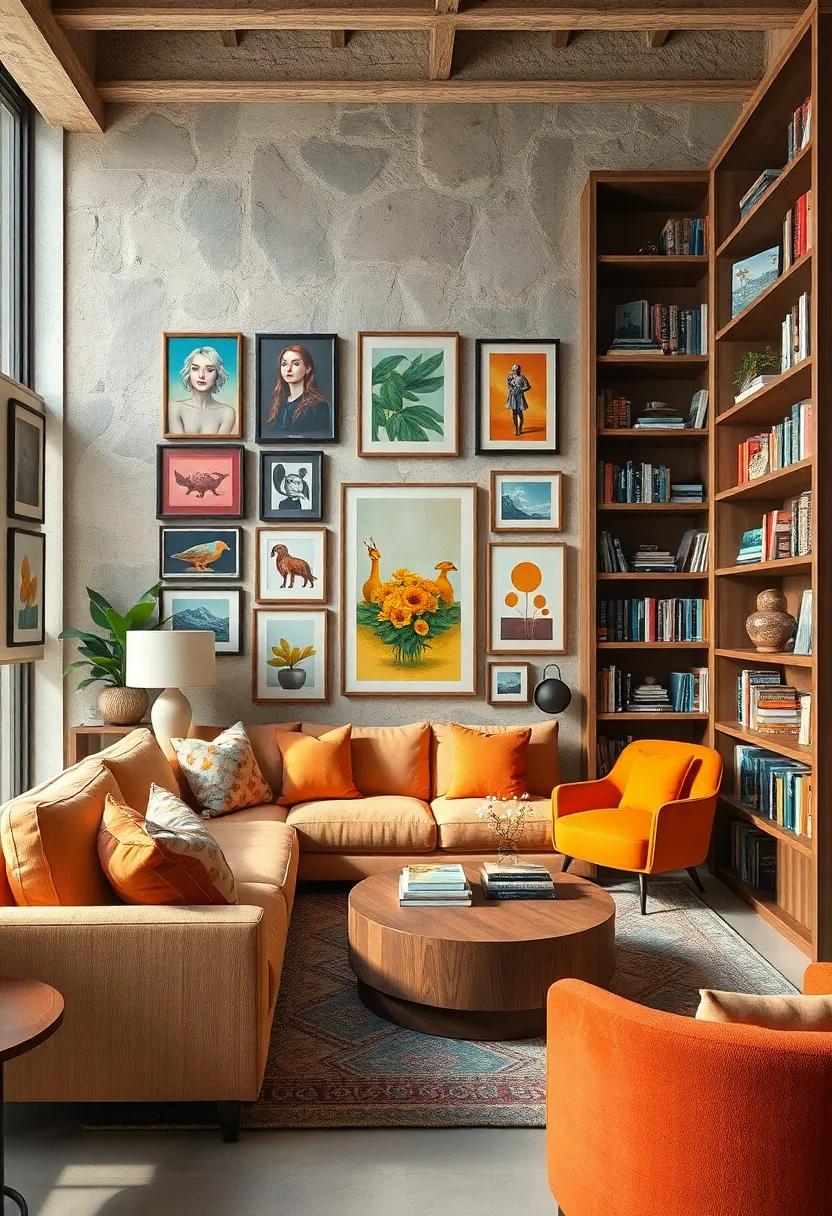 Utilize​ Bookshelves: Integrate small⁤ art pieces into bookshelves to merge literary and visual arts seamlessly in your room