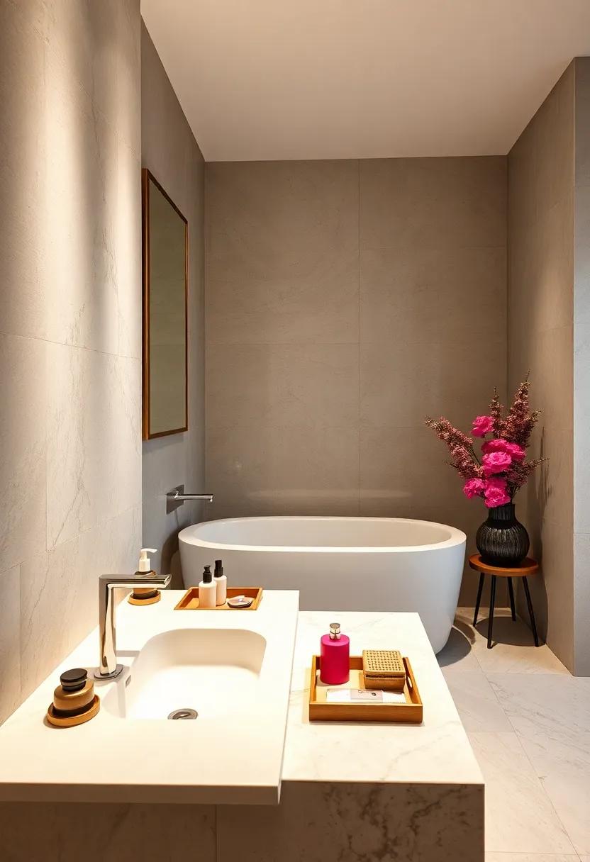 Organize with Style: Use decorative trays to keep cosmetics and essentials neatly displayed, merging functionality with ⁤aesthetics