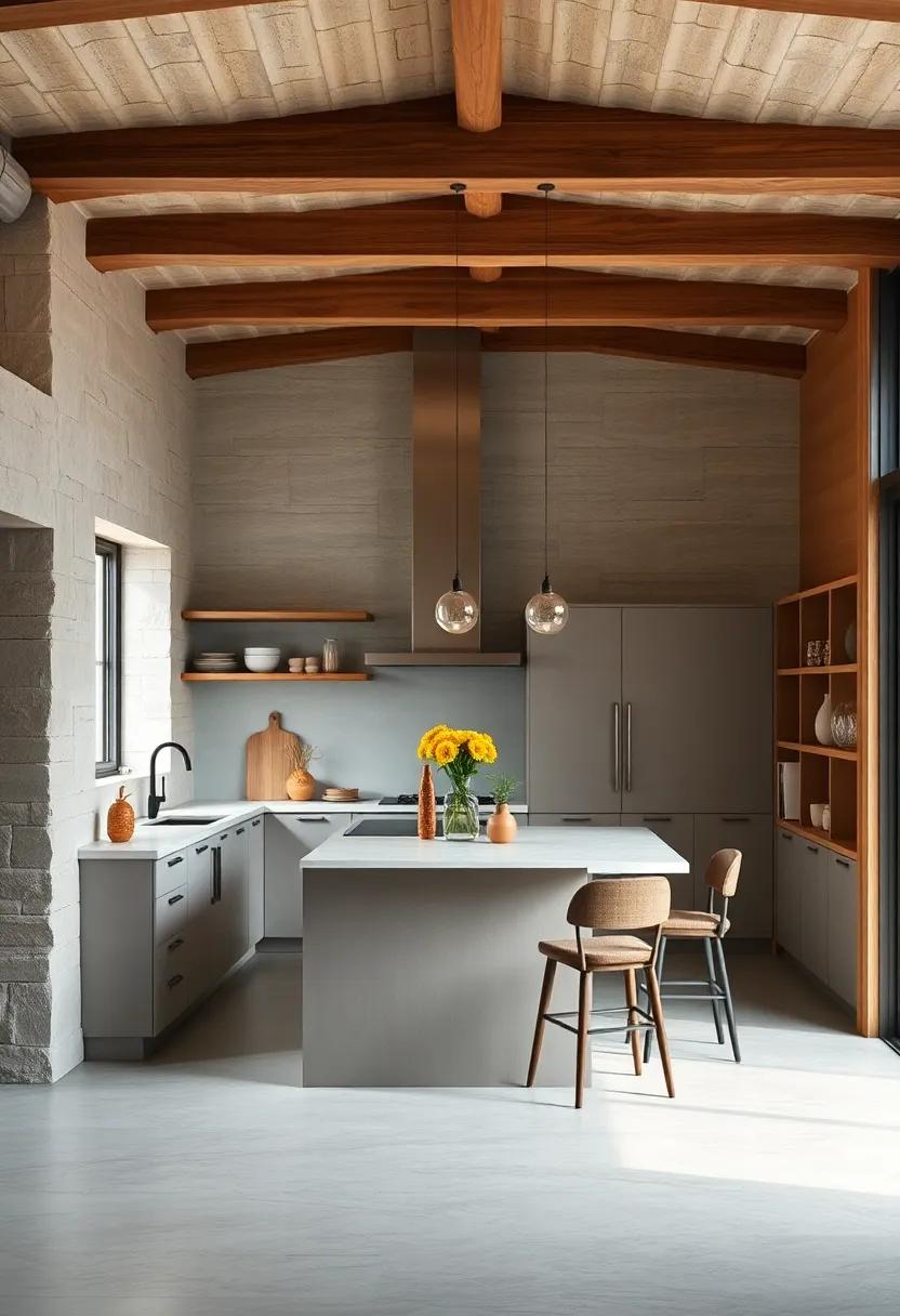 Multifunctional Islands: Delve into the versatility of adding a slim island that offers both extra prep space and dining options