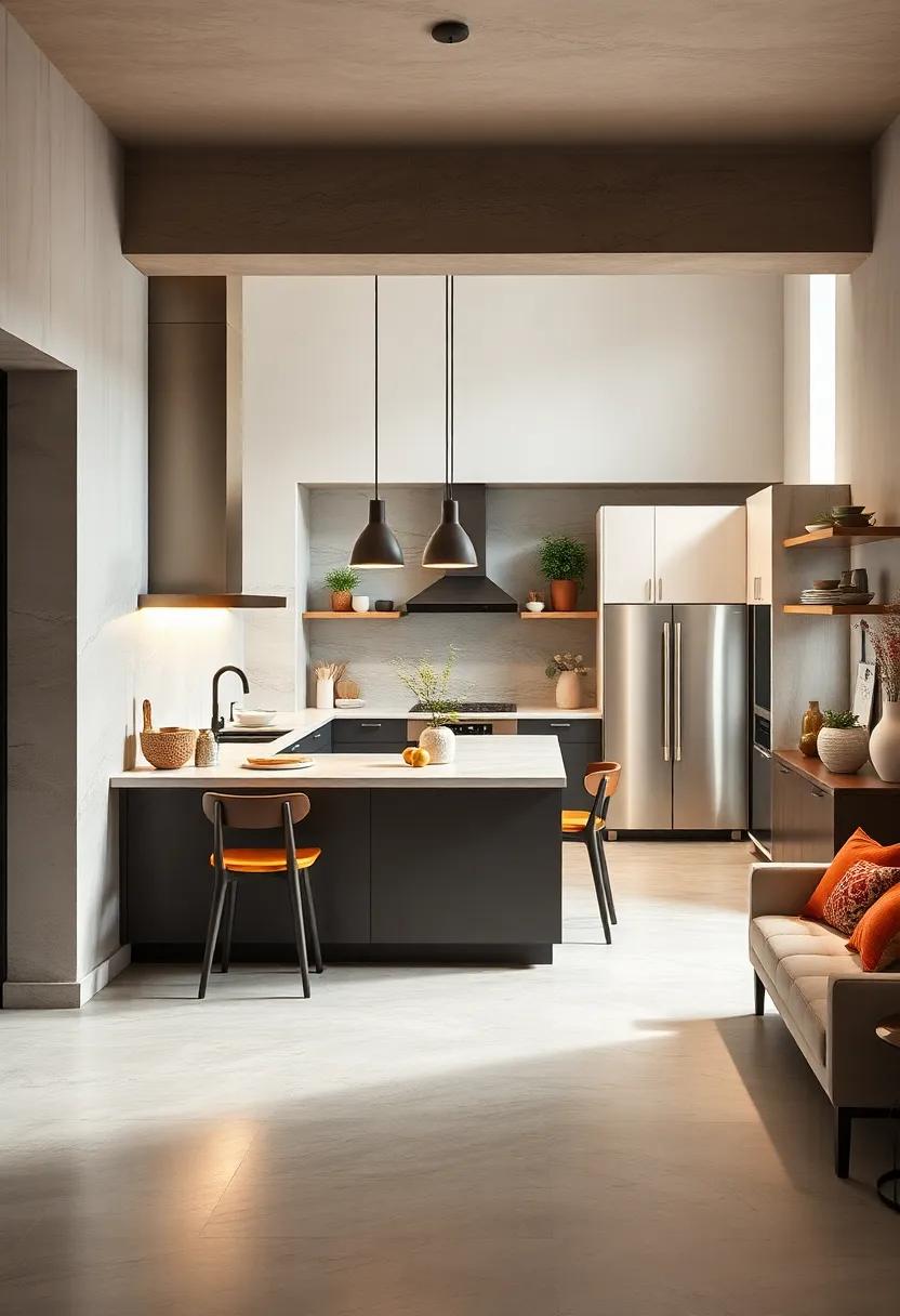 Textured Finishes: Discover the impact of textured materials like matte finishes and brushed metals on your kitchen's design