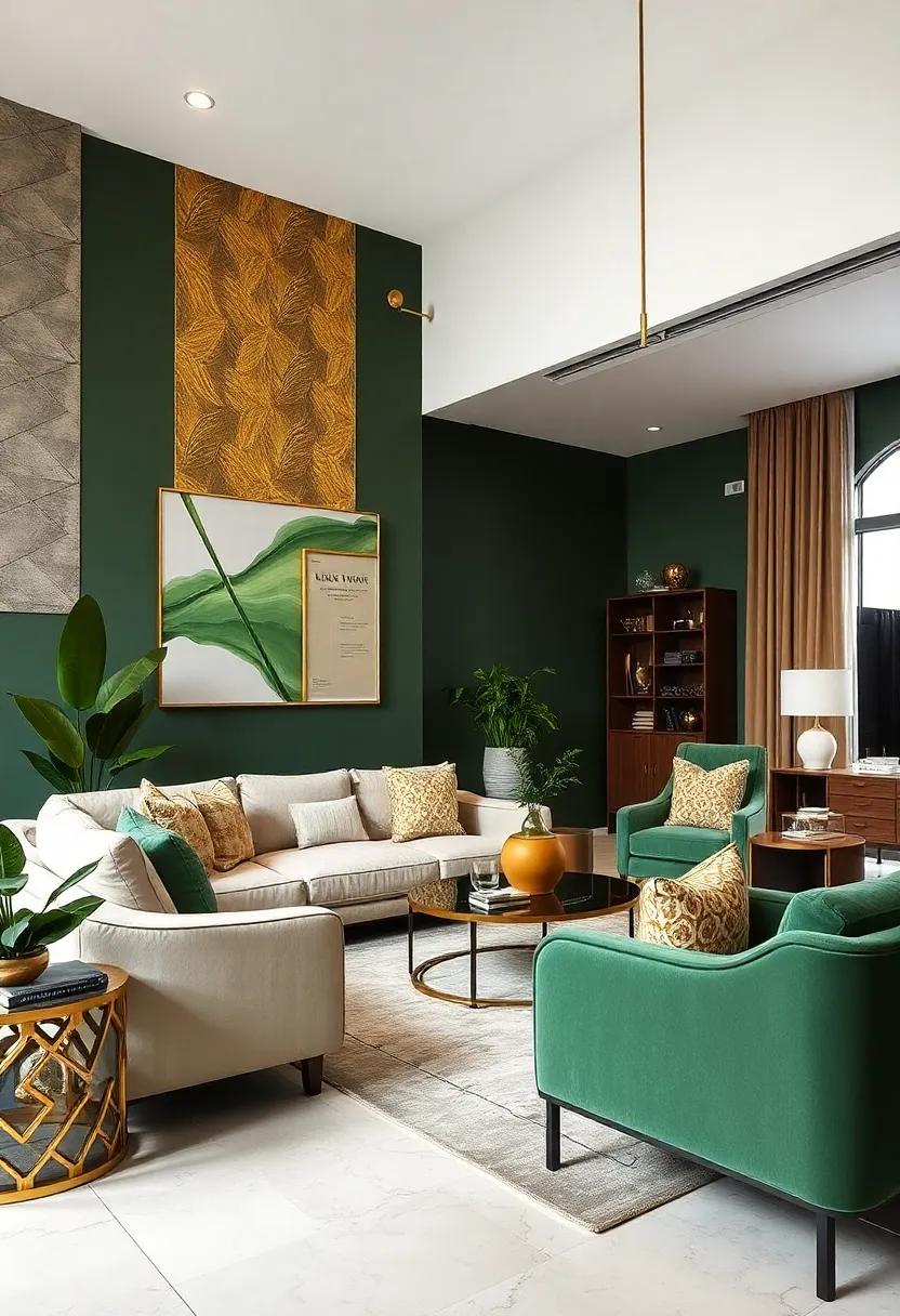 Gold Leaf Accents:⁣ Integrate gold leaf​ elements in​ your ⁤decor, such‌ as ⁤frames or⁢ surface accents, ⁣to elevate the sophistication without overpowering the space