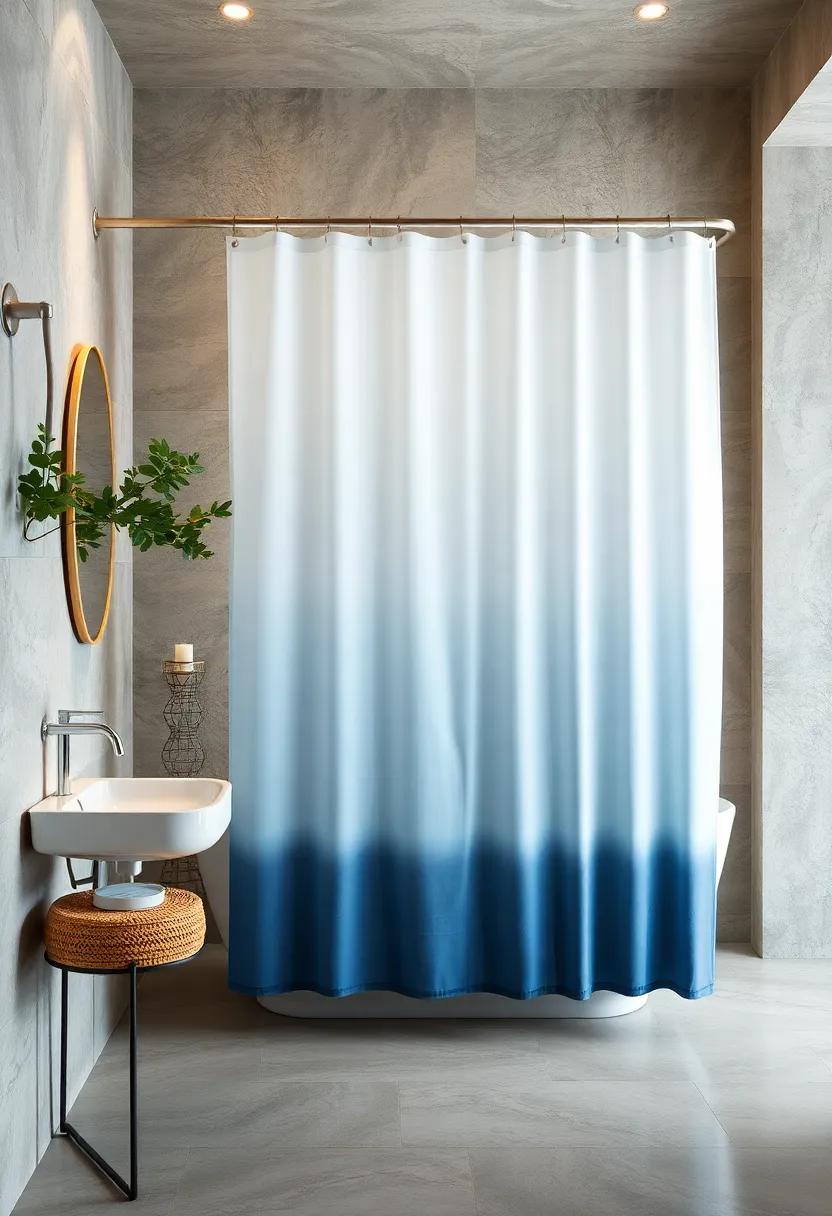 Chic Ombre: A gradient effect in calming blues or soft greys brings a modern flair that transitions beautifully from top to bottom