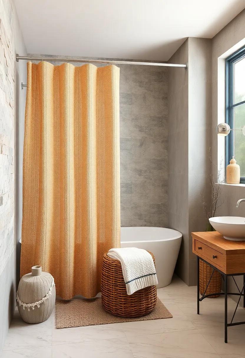 Rustic Retreat: Burlap-inspired fabric with subtle patterns lends a farmhouse feel, perfect for creating a cozy and inviting atmosphere