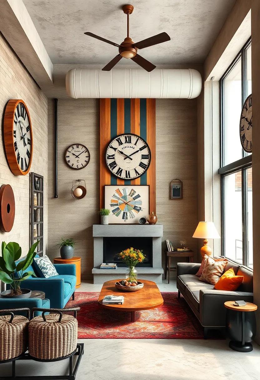 Eclectic Wall Clocks: Choose wall clocks made from recycled materials or with vintage styles to infuse personality‍ while keeping time