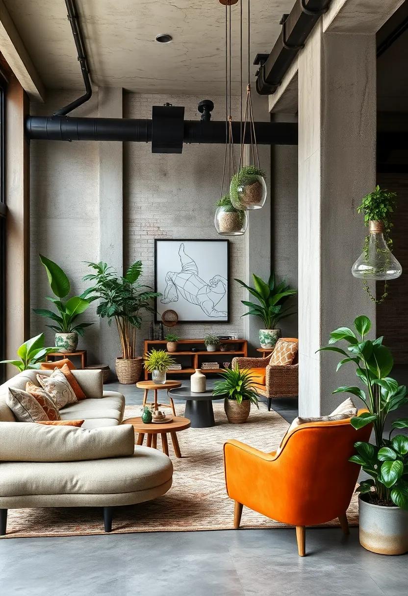 Greenery in ‍Industrial Settings: Balance the hardness of ⁢metal‌ and concrete with plants ⁢in concrete planters⁣ or hanging terrariums for⁤ a refreshing touch
