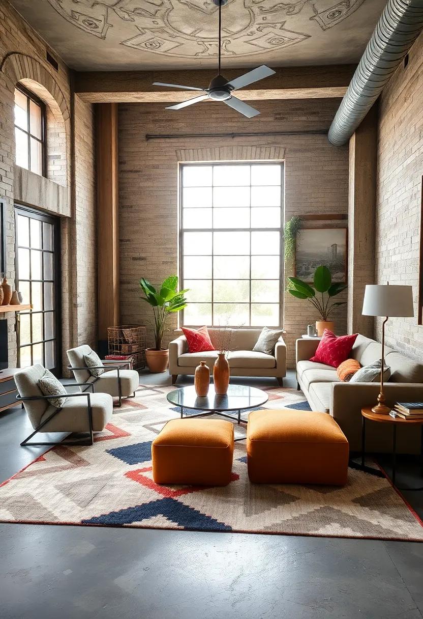 Industrial-Style Rugs: Incorporate geometric or ⁤patterned ⁤rugs that reference factory floors, adding warmth and⁣ interest to hard surfaces
