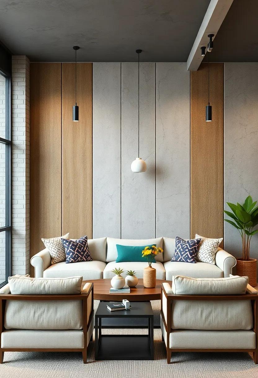 Textured Wall Panels: Experiment with metal⁣ or ⁤wood wall panels to create a feature wall that adds​ depth and character to your decor