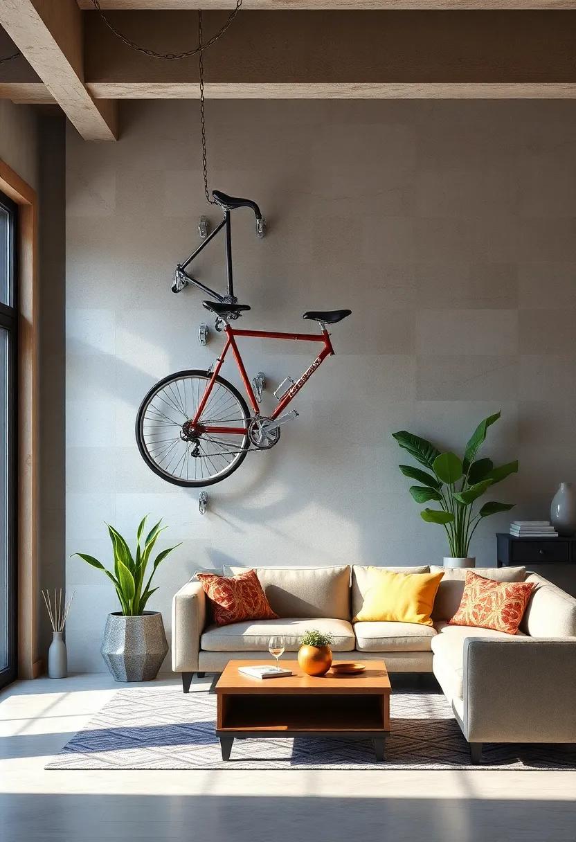 Wall-Mounted Bike Racks: Showcase your love for ‌cycling with a stylish wall-mounted ⁢bike rack, combining function⁢ with a personal touch