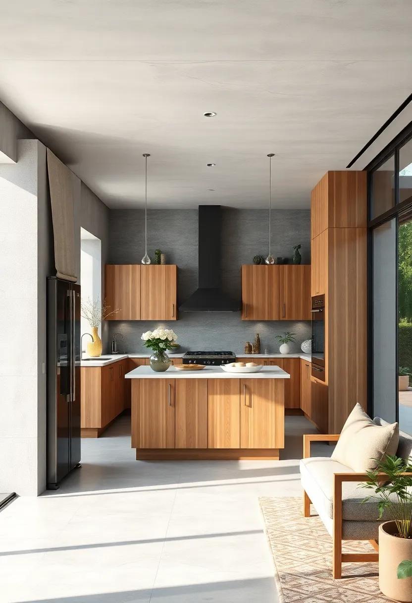 Consider a Two-Tone Approach: Paint the upper kitchen walls light gray and keep the lower cabinetry oak for a trendy two-tone effect