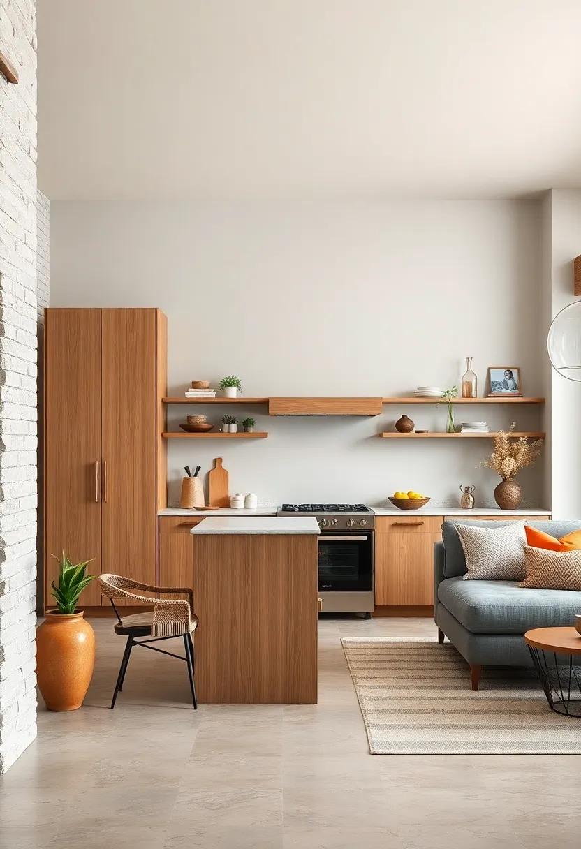 Play with Warm Undertones: Select a warm light gray paint that highlights the golden hues in oak cabinets, creating a harmonious and inviting kitchen space