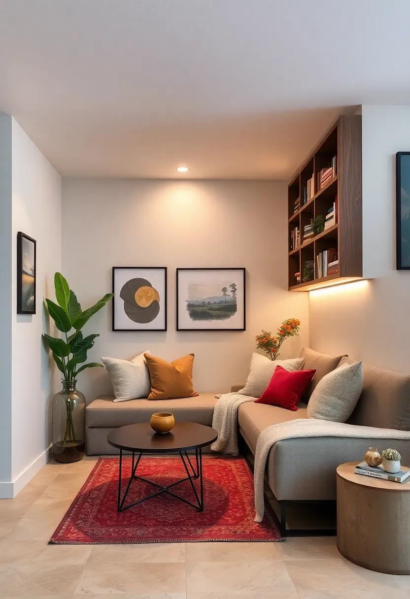 Cozy Reading Nook: Transform the​ under-stairs area into a‍ snug reading ‌corner with a built-in bench,soft cushions,and a bookshelf tower
