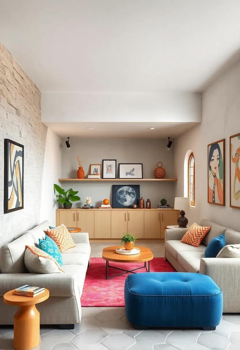 Playful Kids’ Fort:⁣ Turn‍ the hidden space into an imaginative play area with colorful fabrics, small furniture, and fun decor for‍ children