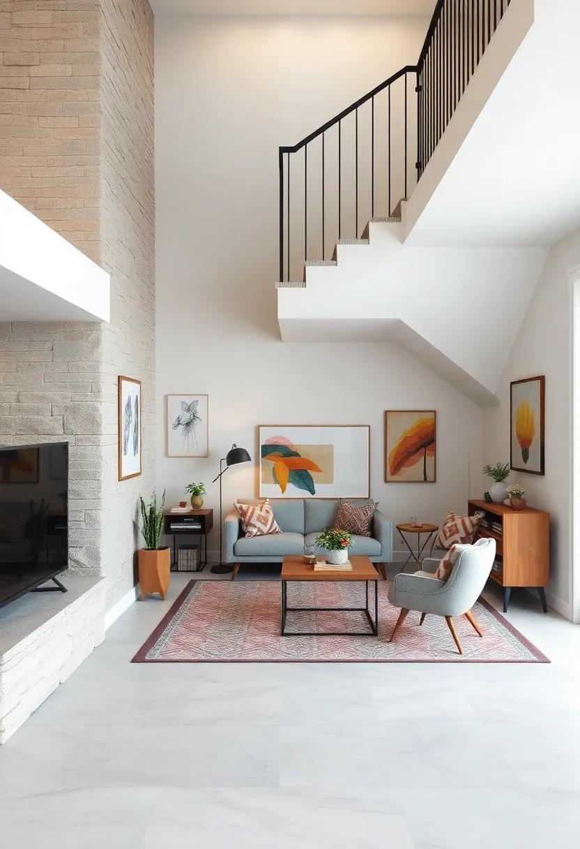 Creative Art Studio: Use the under-stairs nook for a small art station with easels, storage⁤ for supplies, and inspirational wall art