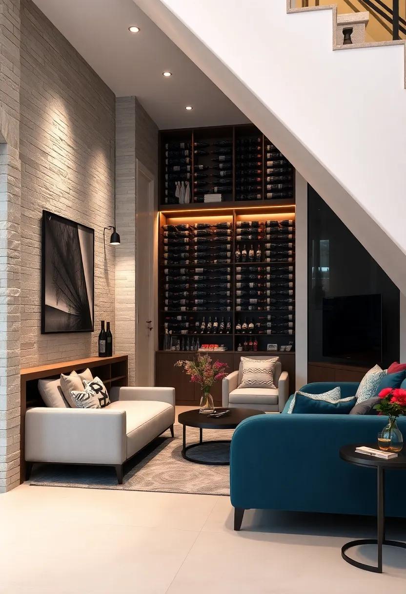 Elegant Wine Cellar: Design a sophisticated wine ⁤storage solution with custom shelving and ambient lighting for ‌a truly luxurious touch
