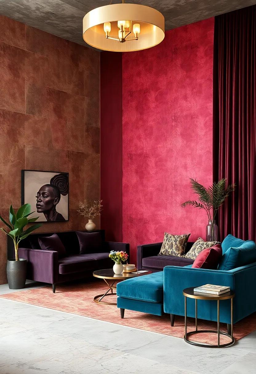 Velvet wallpaper: ⁢For ‍the bold decorator,consider jewel-toned velvet wallpaper for an enveloping,luxurious effect in any room