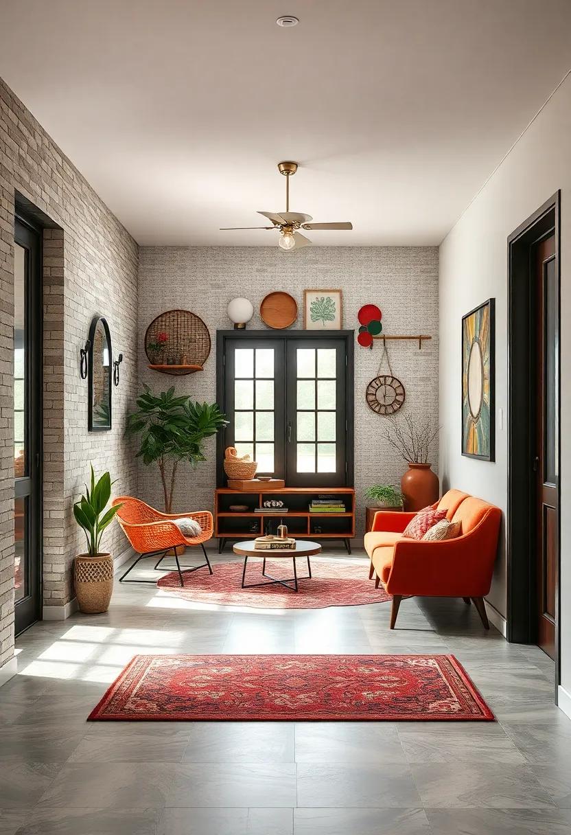 Natural Wood Wonders: ⁣A rustic wooden entryway, ​featuring a rich walnut ⁣peg rail ⁤that complements‍ the ​warm tones of ‍the flooring and adds character to ‍the space