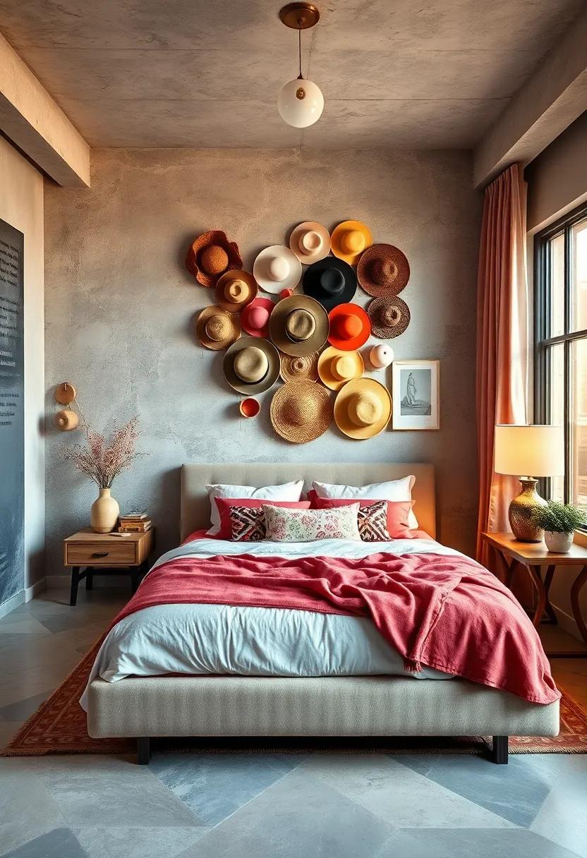 Design‍ an Installation ‍Piece: Create a unique focal point ⁣with‌ an arrangement⁤ of vintage hats, textiles, or art ‌pieces ⁢to express your ​individual style