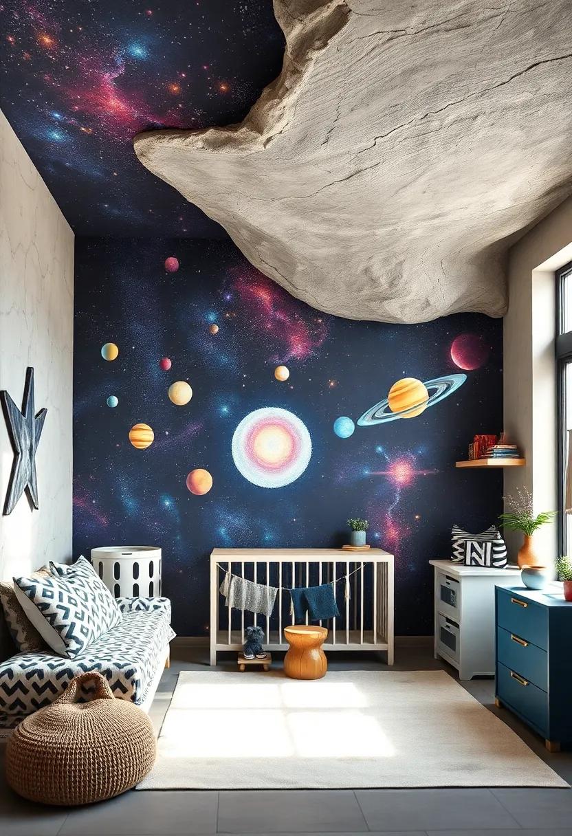 Stellar art Station: Unleash creativity with glittering galaxies and vibrant planets using a variety ⁤of craft ‌materials