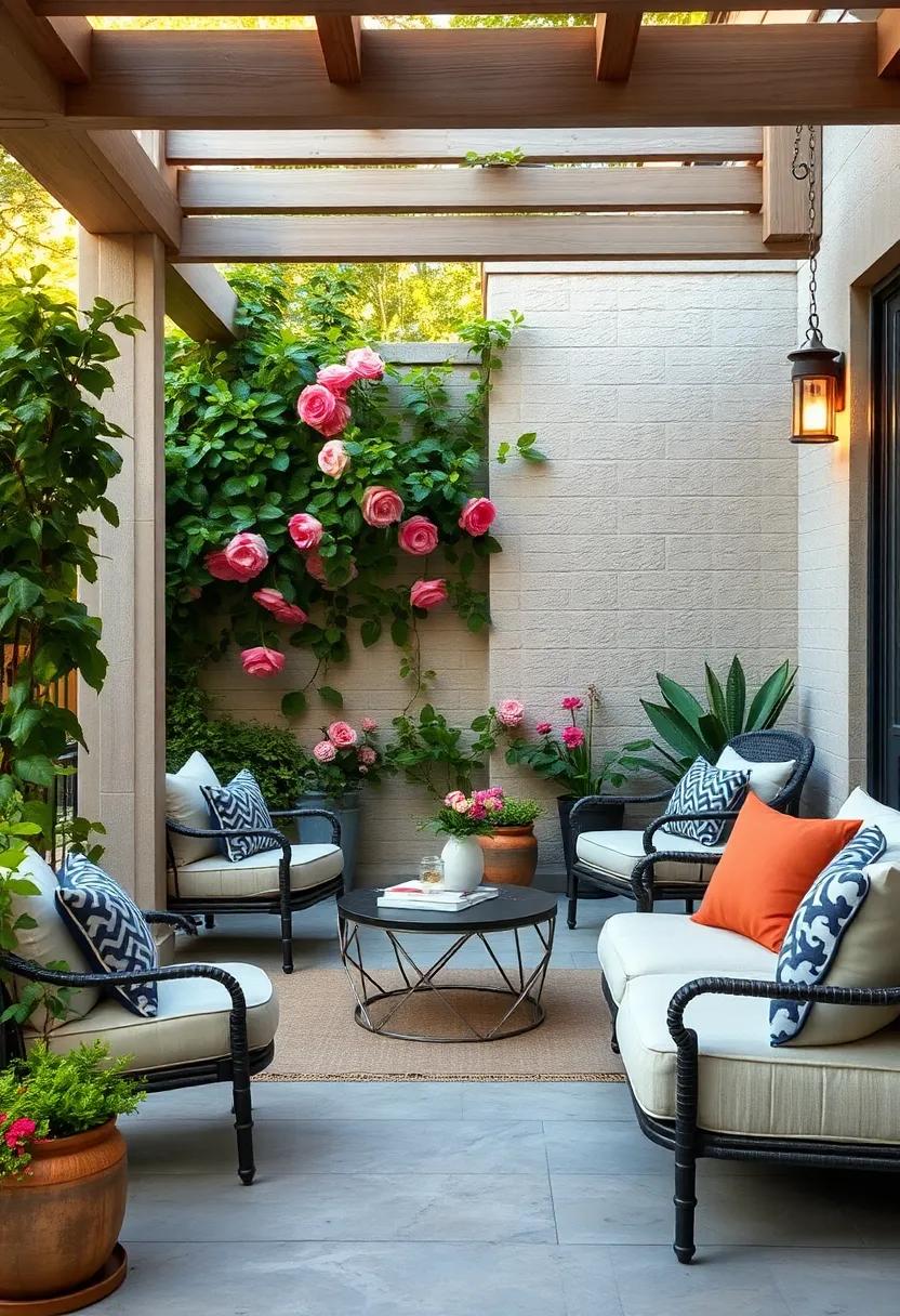 use Climbing Rose Varieties: Introduce fragrant roses for a romantic touch ​that also provides a natural privacy barrier