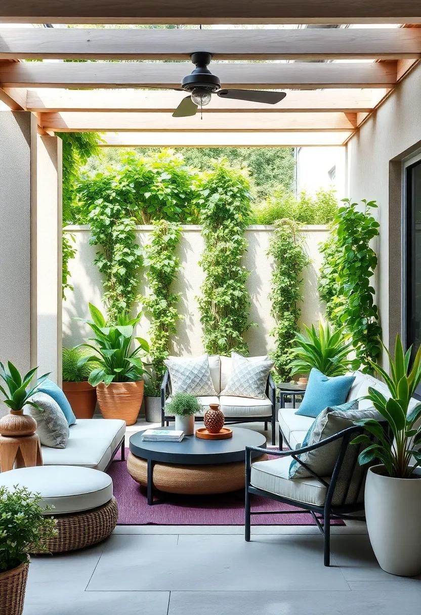 Vertical Gardens: create an‌ alluring vertical garden⁤ by combining trellises with ​planters for a‌ dramatic‌ effect