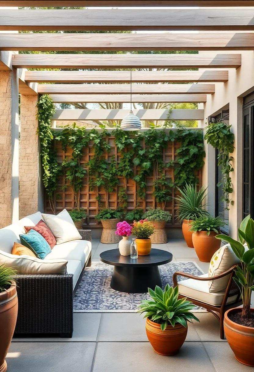 Incorporate Potted Climbers:⁢ For flexibility, use pots with trellises that can be moved to⁣ suit⁤ changing needs