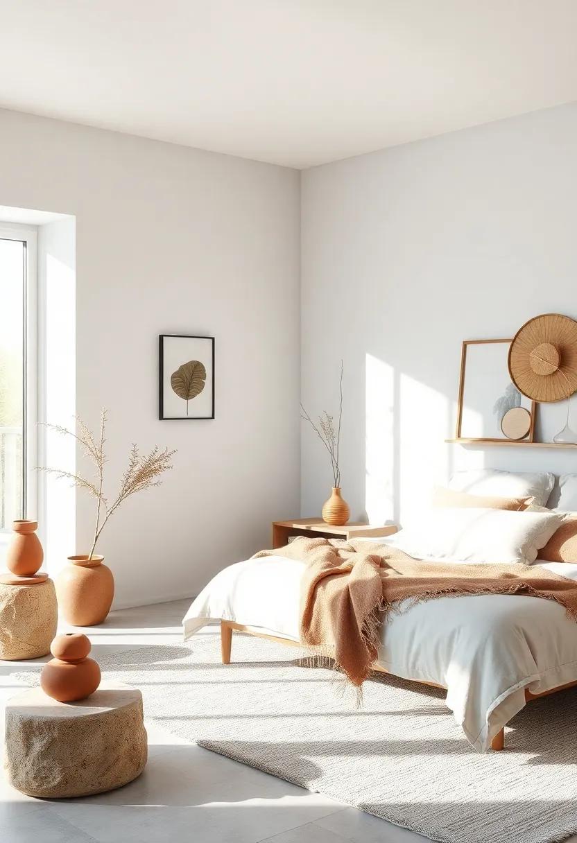 Earthy Accents: integrate clay or stone ⁤accessories that warm up the space while reflecting the ‍soft lighting, creating an earthy, grounding effect