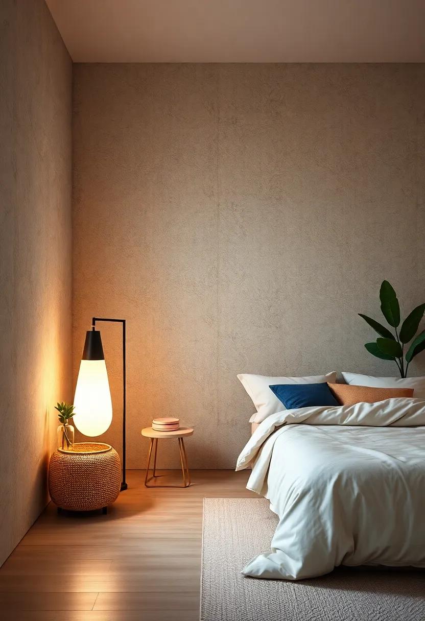 Floor Lamps: Select a‌ sleek⁣ floor lamp ‌with⁢ a soft ​glow, ‌perfect for illuminating larger areas of the room while keeping the overall vibe cozy and inviting