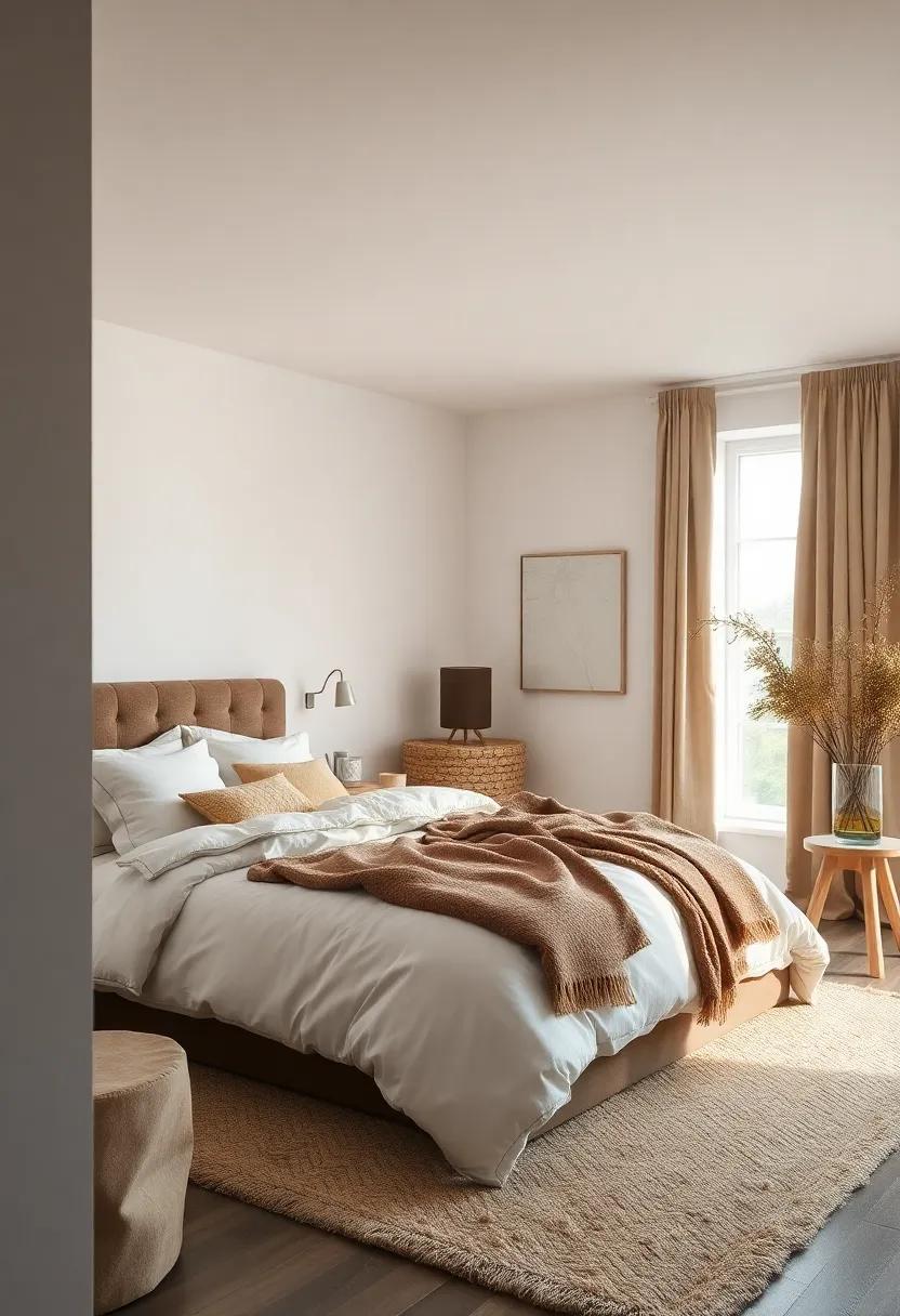 Layered Textures: Combine cotton, wool, and faux fur in your bedding and throws to create a tactile experience that feels warm and inviting under ‍soft lighting