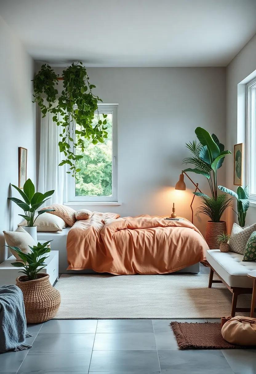 Lush Greenery: Incorporate plants that thrive in low light, adding life‍ to your bedroom while benefiting⁣ from⁣ the calming effect of dim lighting
