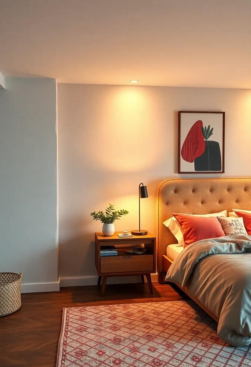 Nightstand Nooks: Choose bedside lamps with warm bulbs to ​cast a soft glow,‌ enhancing the intimate corner of your bedroom while providing ample reading light