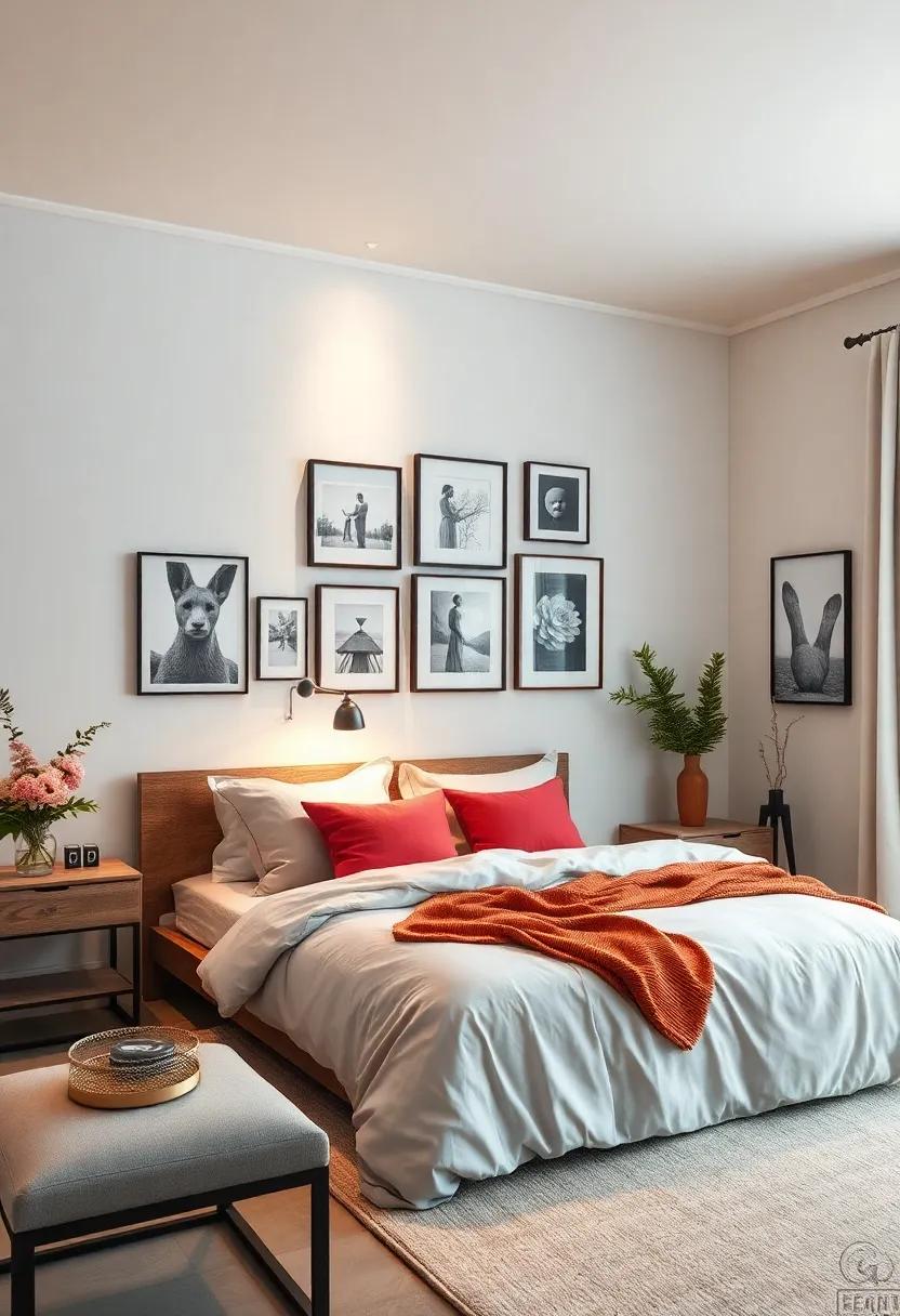 Personal​ Gallery: Utilize wall space for framed art or photographs that resonate with you, ⁣illuminated by subtle overhead or wall-mounted lights that create focal interest